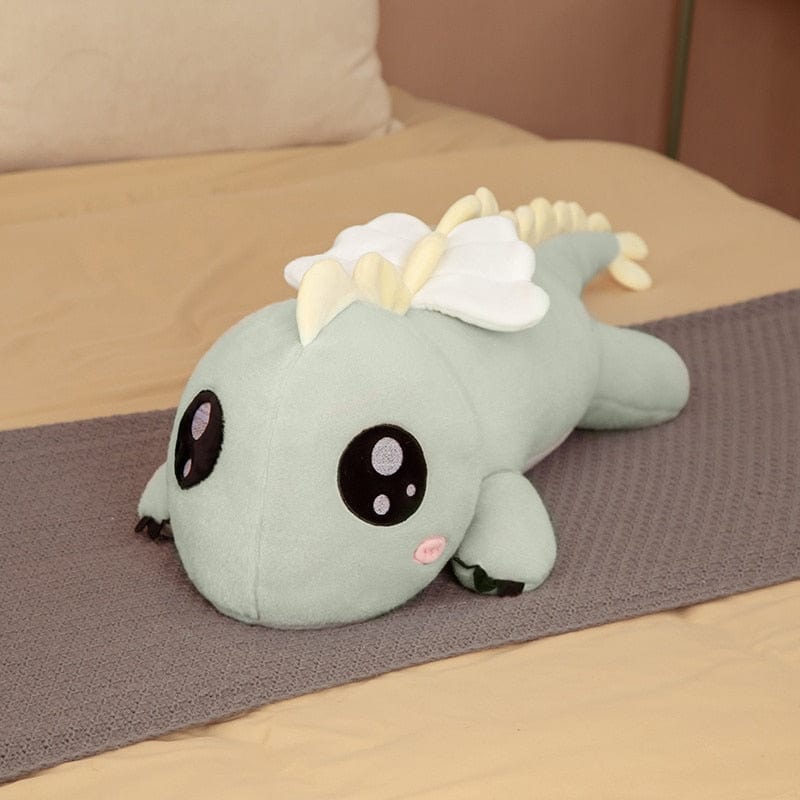 Peluche Dragon Géant aux Yeux Étincelants