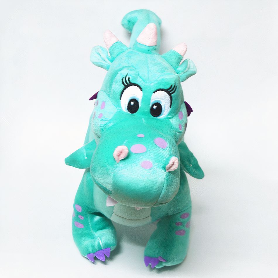 Peluche Dragon Vert Doux - Compagnon Fantastique pour Enfant