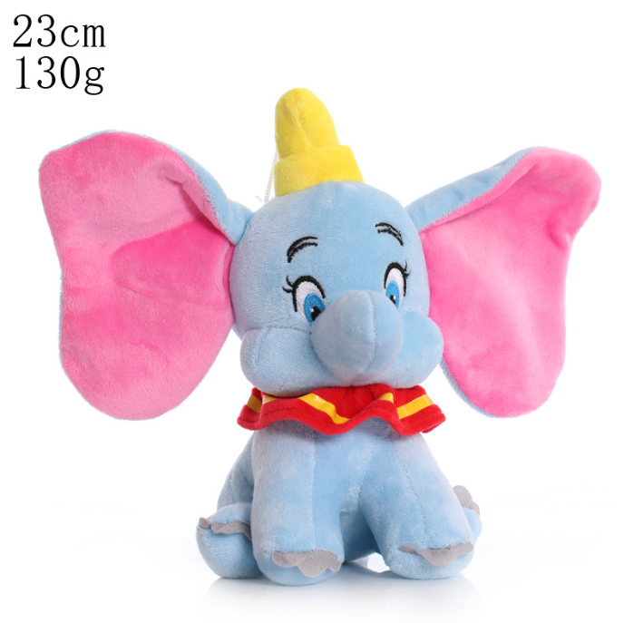 Peluche Dumbo - Éléphant Bleu Doux pour Enfant et Câlin