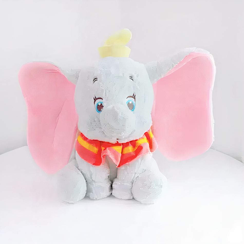 Peluche Dumbo - L'Éléphant Gris Doux Câlin pour Enfant