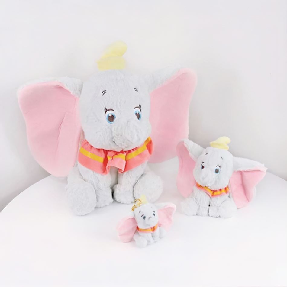 Peluche Dumbo - L'Éléphant Gris Doux Câlin pour Enfant