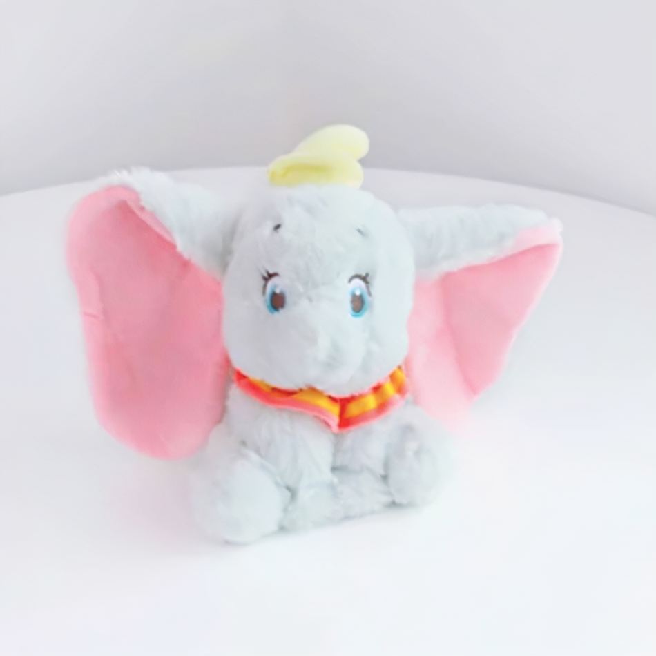 Peluche Dumbo - L'Éléphant Gris Doux Câlin pour Enfant