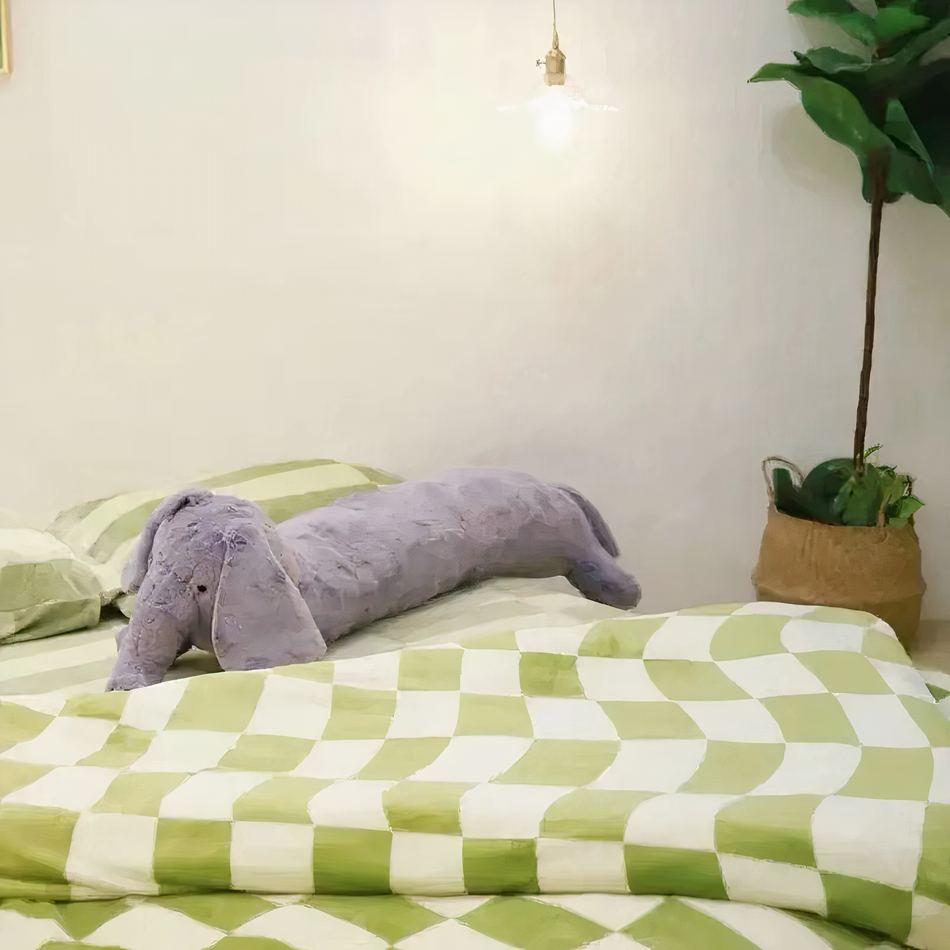 Peluche éléphant géant doux - Déco chambre enfant