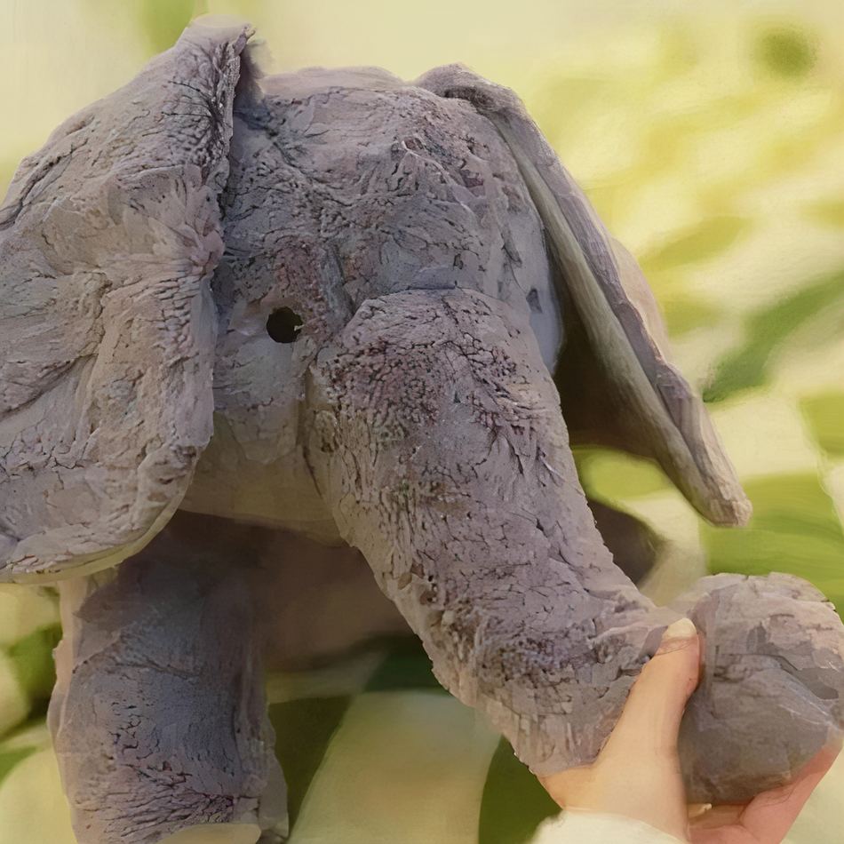 Peluche éléphant géant doux - Déco chambre enfant