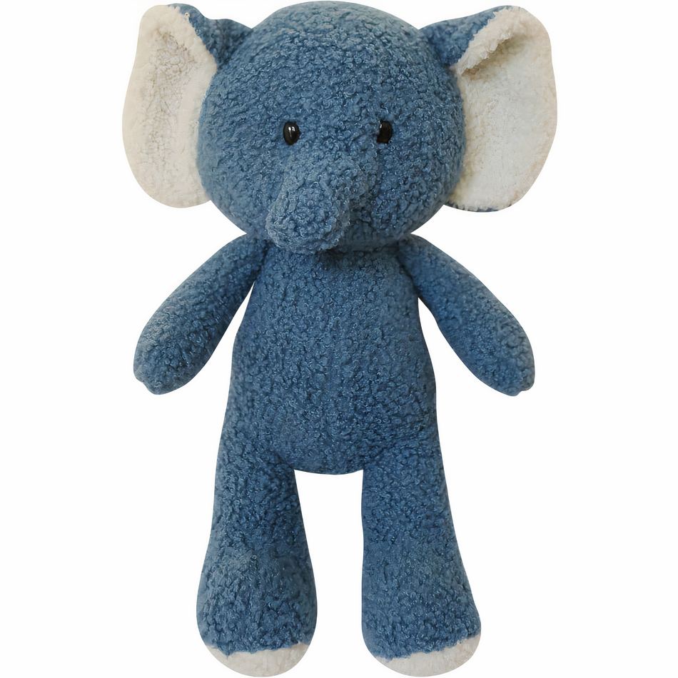 Peluche éléphant gris doux pour une chambre cosy