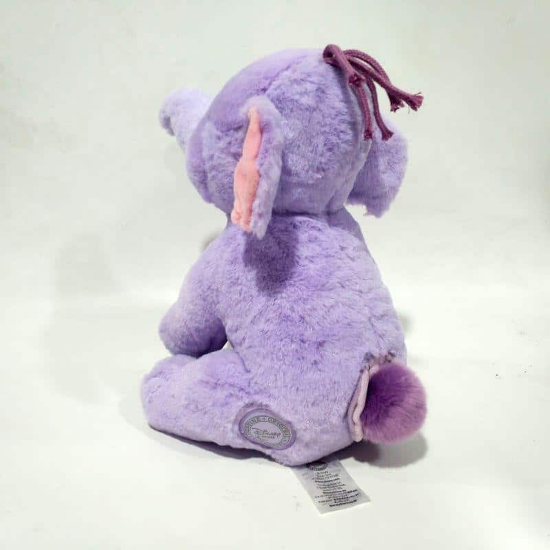 Peluche éléphant violet Disney - Doux câlin pour enfant