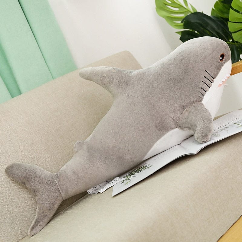 Peluche géante requin coloré - Dents Éclatantes