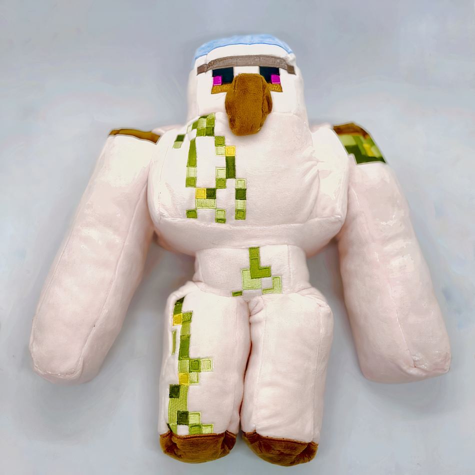 Peluche Golem Minecraft - Doux Câlin pour Enfant Aventurier