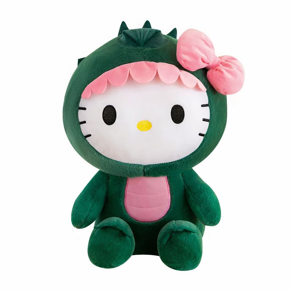 Peluche Hello Kitty dinosaure : le compagnon doux parfait pour les enfants