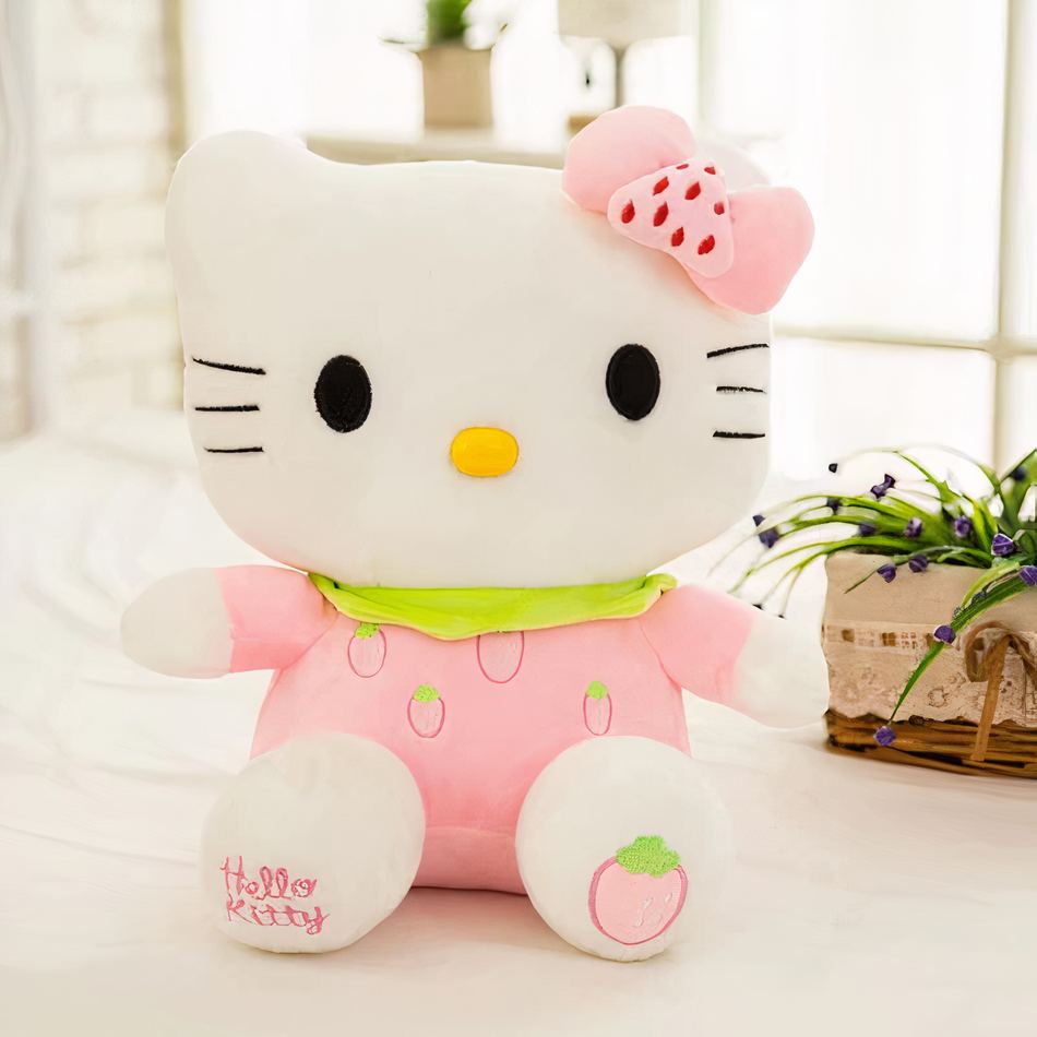 Peluche Hello Kitty douce câline - pour enfant kawaii