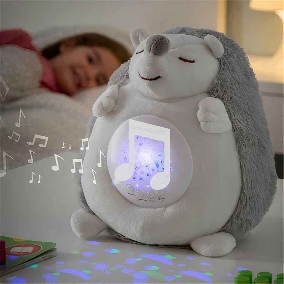 Peluche hérisson douce étoilée lumineuse pour la chambre d'enfant