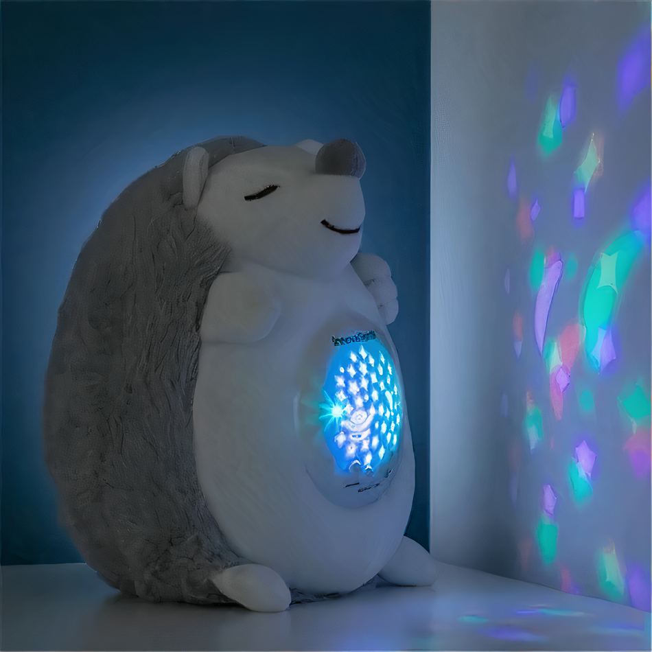 Peluche hérisson douce étoilée lumineuse pour la chambre d'enfant