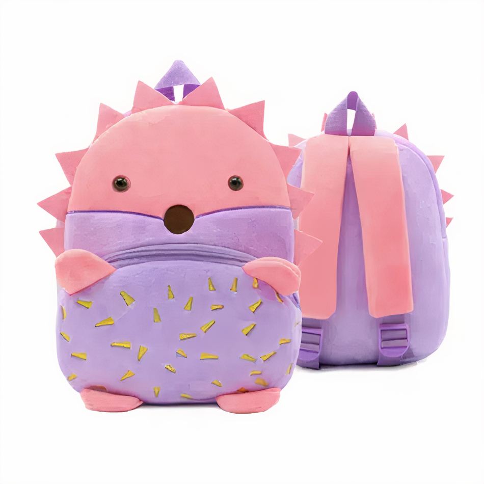 Hérisson Sac à Dos Peluche Doux pour Enfant