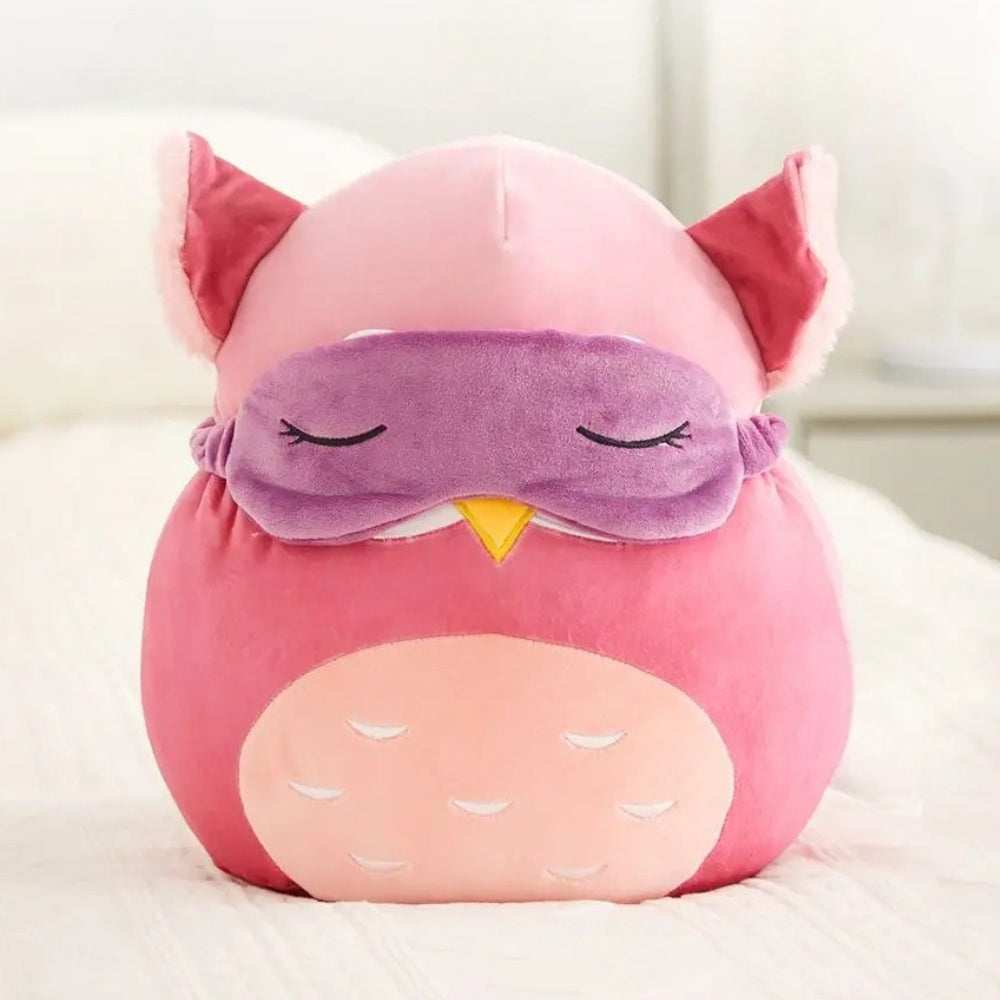 Peluche hibou Squishmallow - Idéale pour une chambre d'enfant cosy en hiver