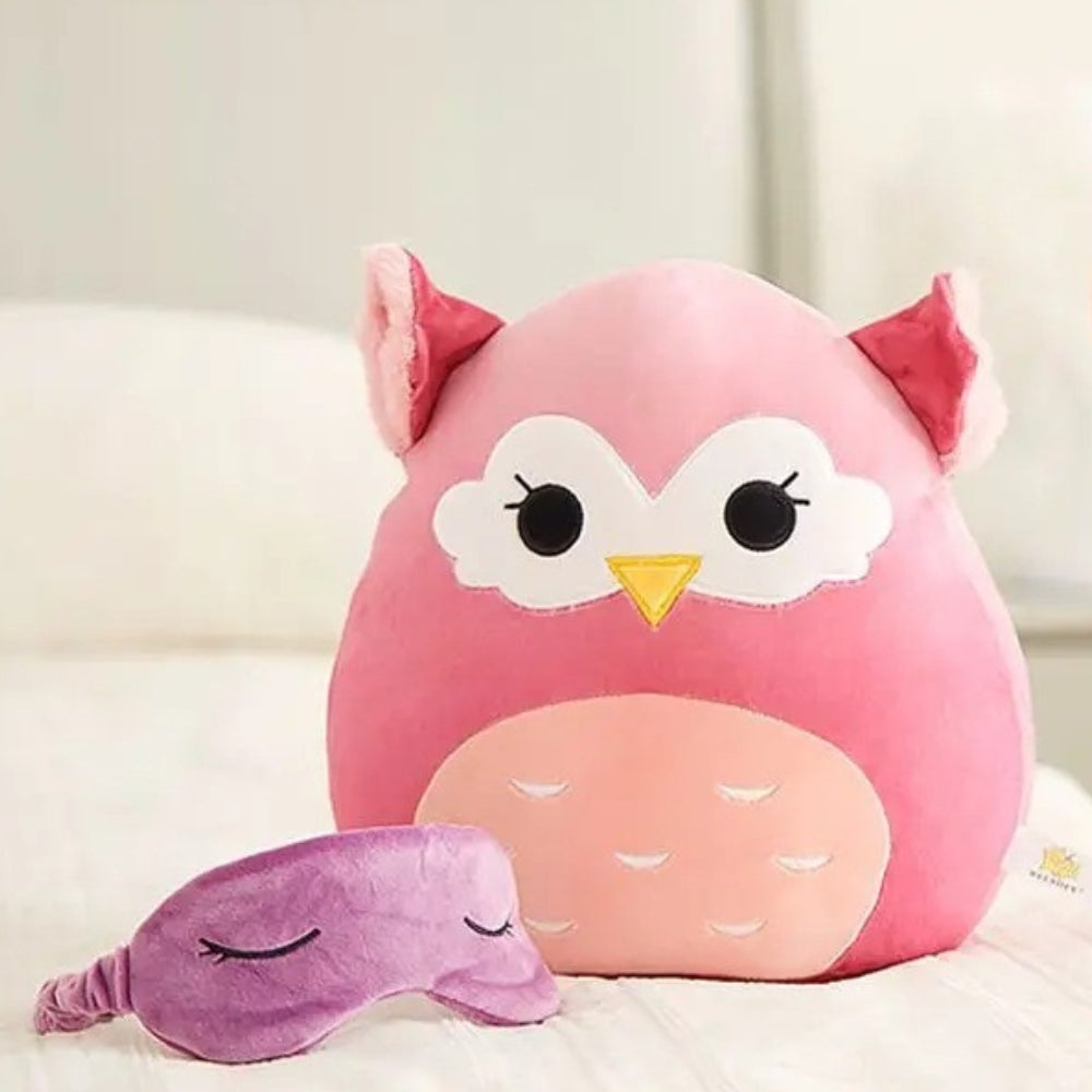 Peluche hibou Squishmallow - Idéale pour une chambre d'enfant cosy en hiver