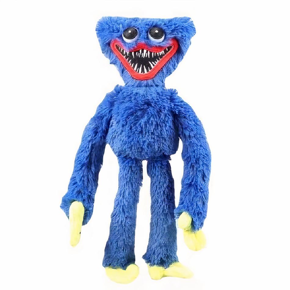 Peluche Huggy Wuggy : Douce et Effrayante Ambiance Halloween.
