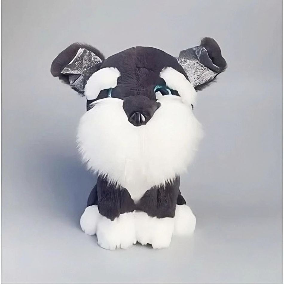 Husky noir touffu : compagnon doux pour un hiver chaleureux