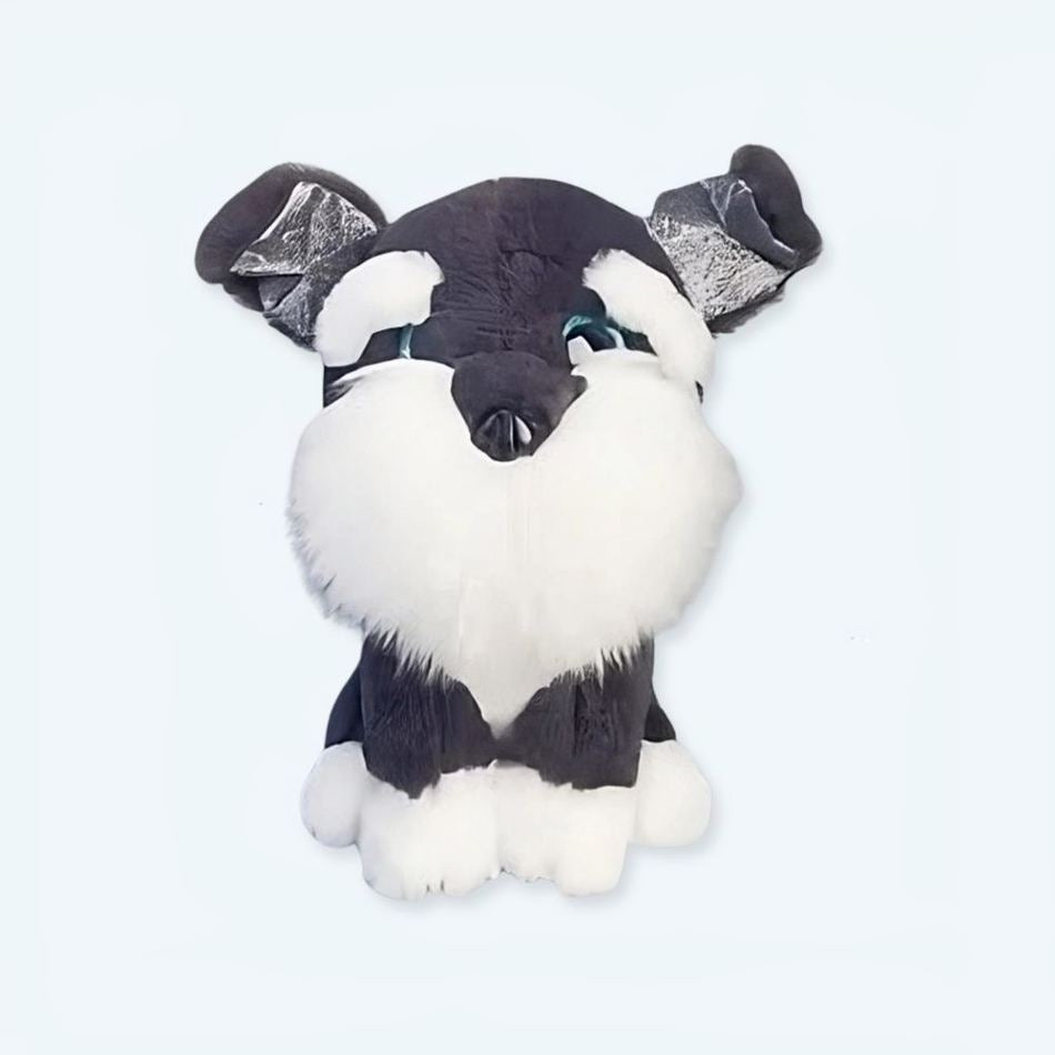 Husky noir touffu : compagnon doux pour un hiver chaleureux