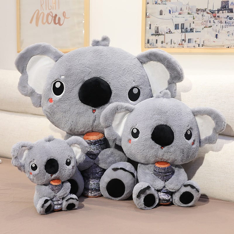 Peluche Koala Gris à Gros Nez