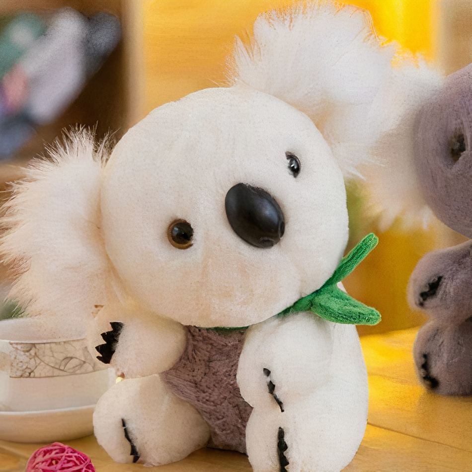 Peluche Koala Gris Blanc - Douce & Câline - Jouet Enfant