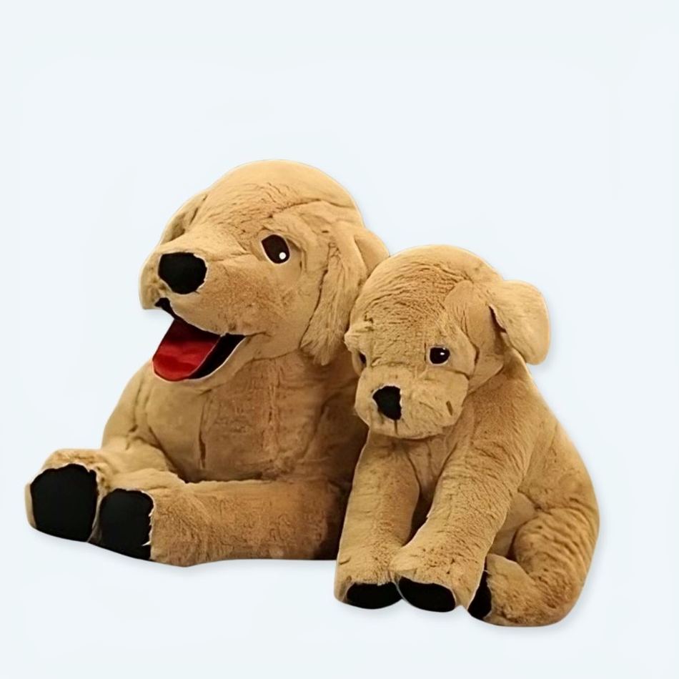 Peluche labrador câlin réaliste pour accompagner les enfants