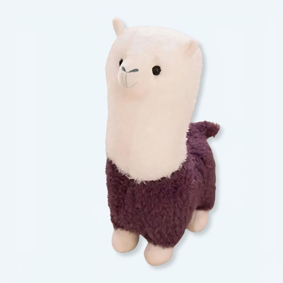 Peluche Lama Alpaga Violet Doux et Câlin pour Enfant
