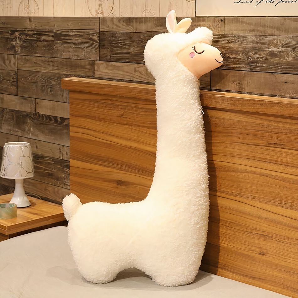 Peluche lama câlin géant pour chambre d'enfant
