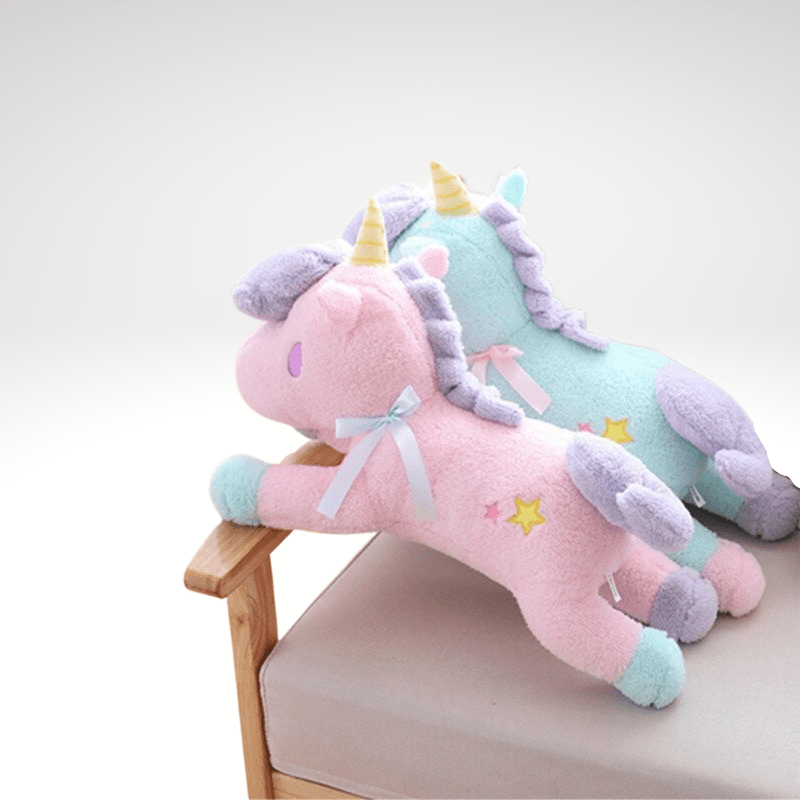 Peluche Licorne Bonbon Bleu et Rose by UnicornLand
