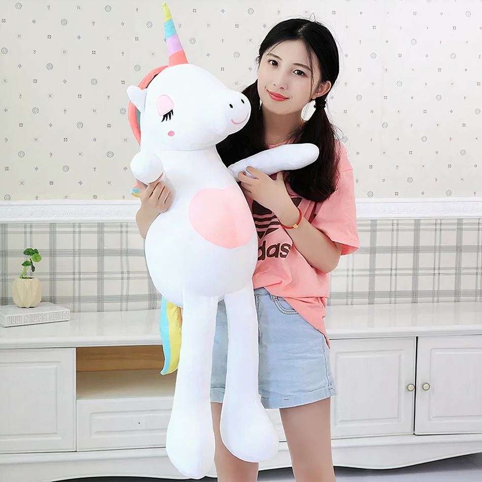 Peluche licorne XXL Rainbow Dream pour enfant