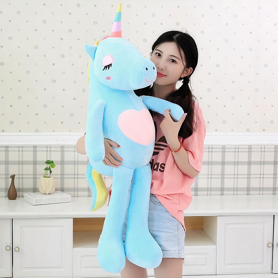Peluche licorne XXL Rainbow Dream pour enfant