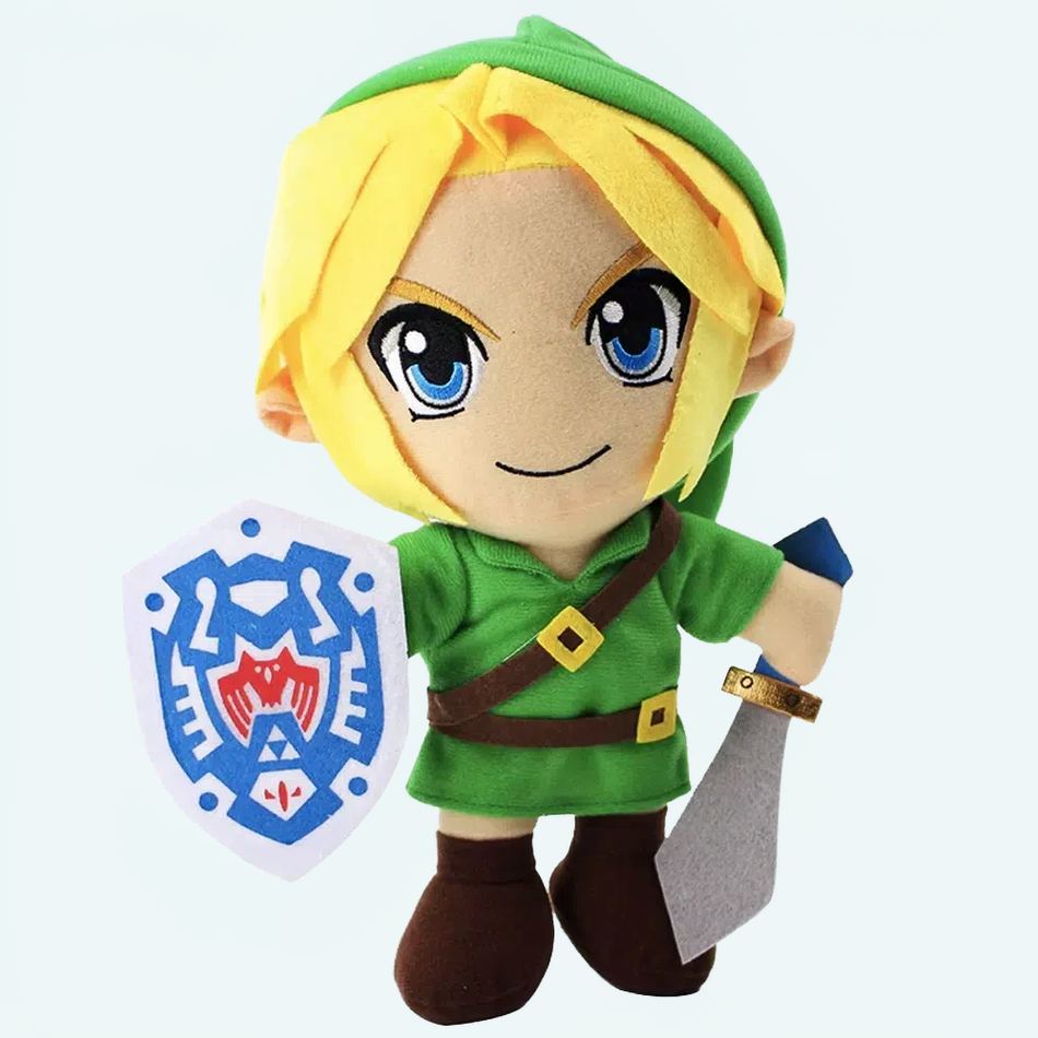 Peluche Link - Aventurier Doux - Épée et Bouclier - Héros