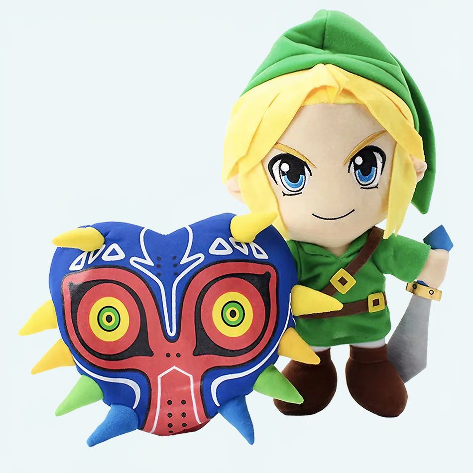 Peluche Link Majora's Mask - Héros de l'aventure douce.