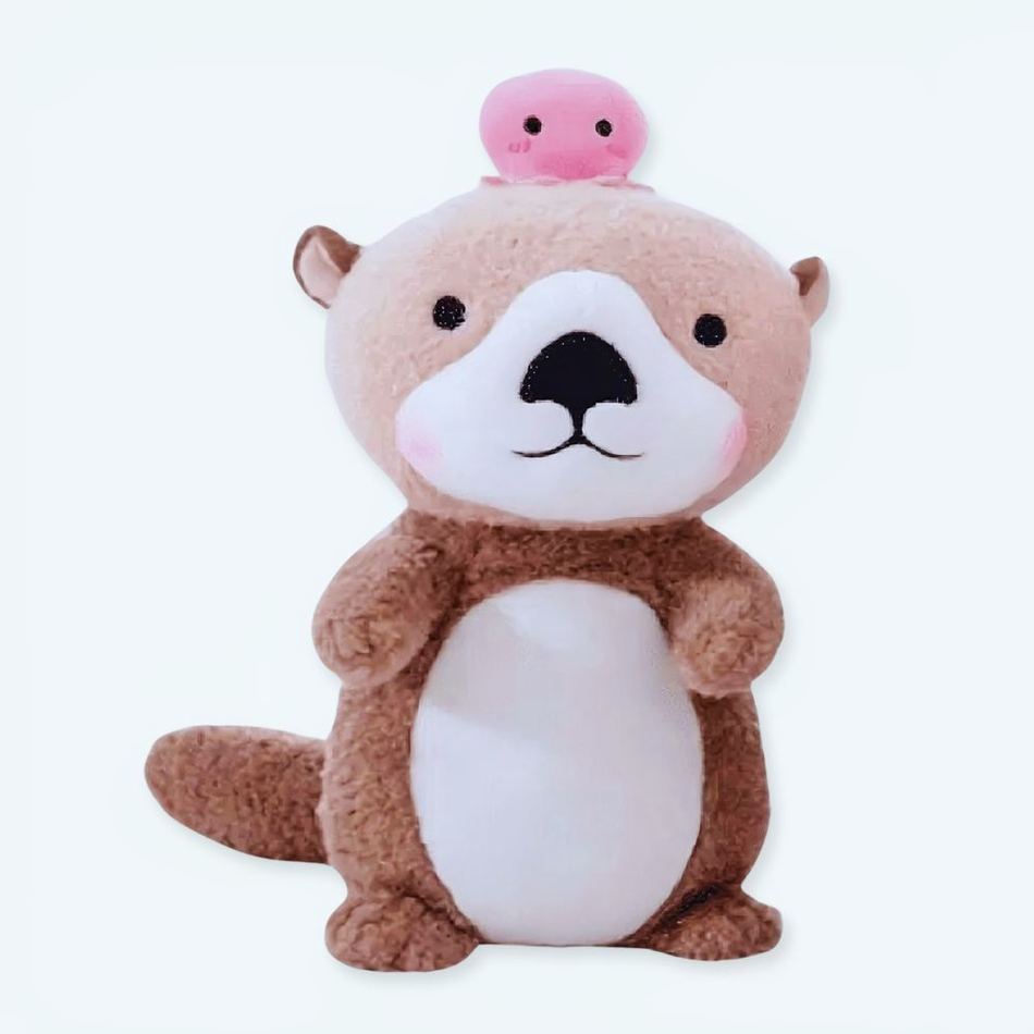 Peluche loutre kawaii - Décoration chambre enfant