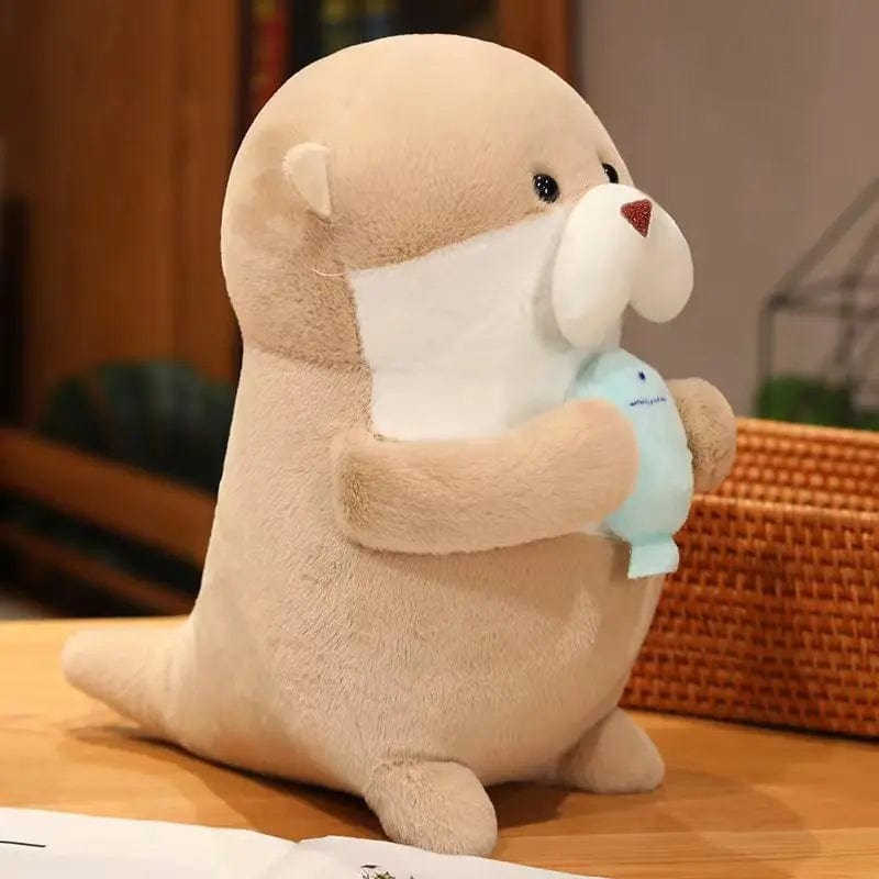 Peluche Loutre: Poisson Câlin