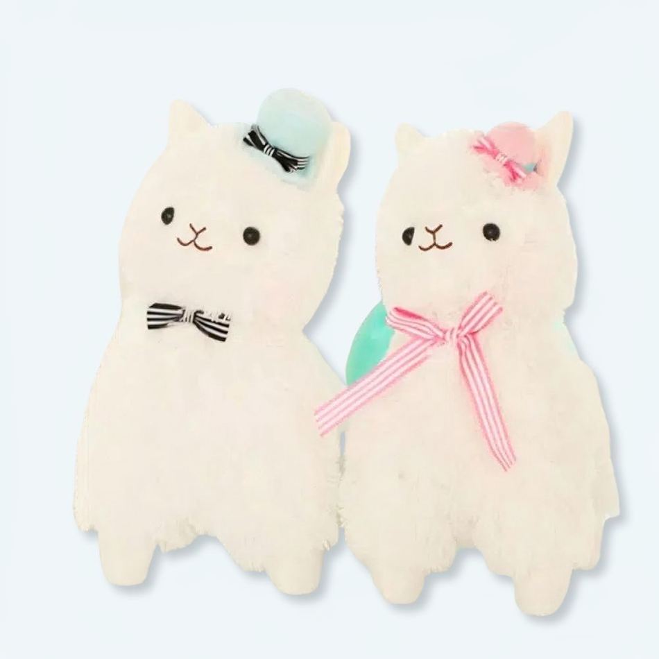 Peluche Madame Lama : douce compagne pour la chambre d'enfant