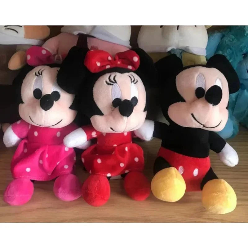 Peluche Minnie Mouse rose en mini tenue