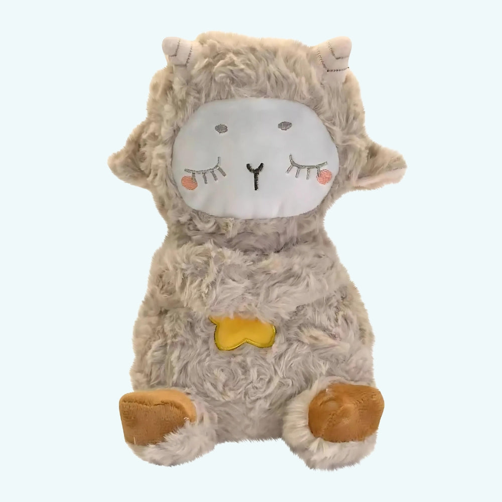 Peluche doudou mouton berceuse pour un sommeil apaisant