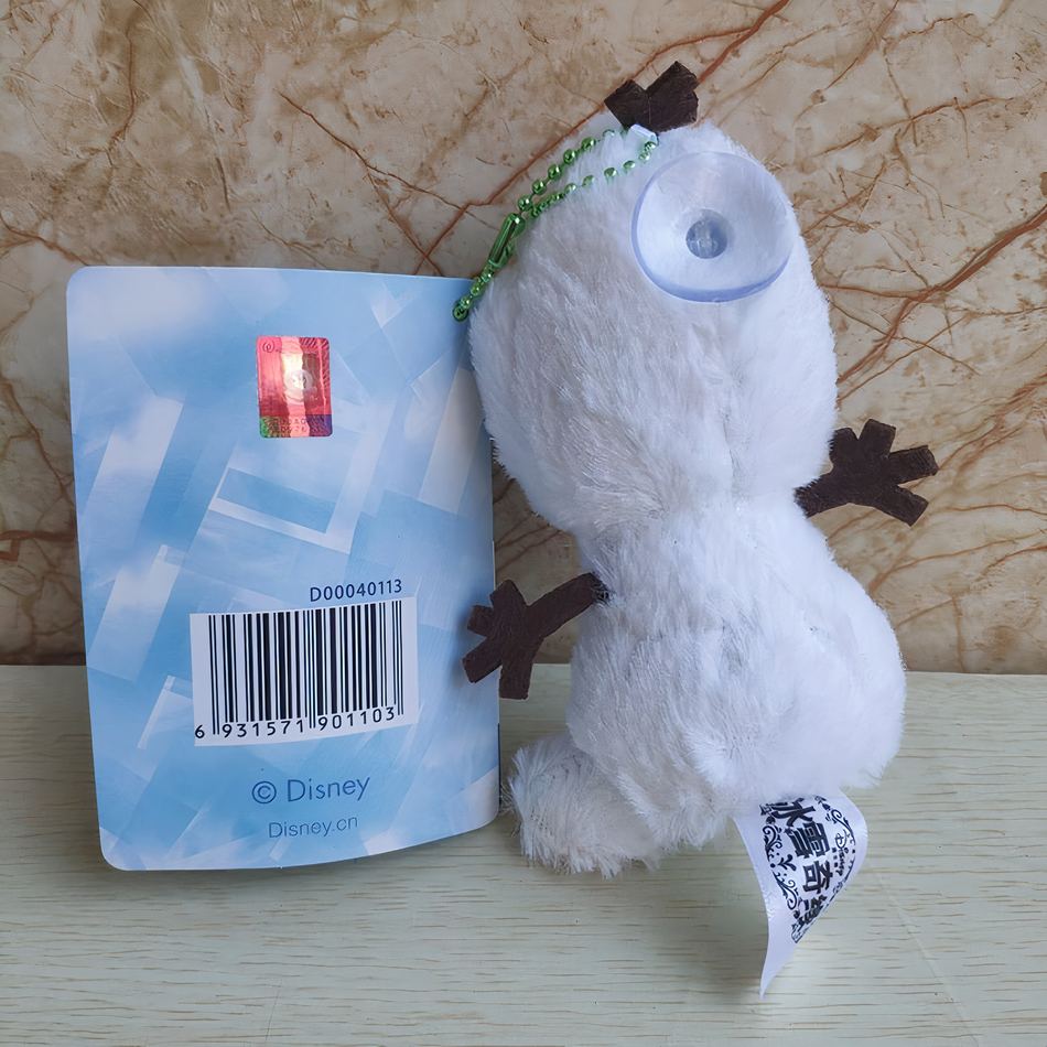 Peluche Olaf Disney : pendentif hivernal câlin