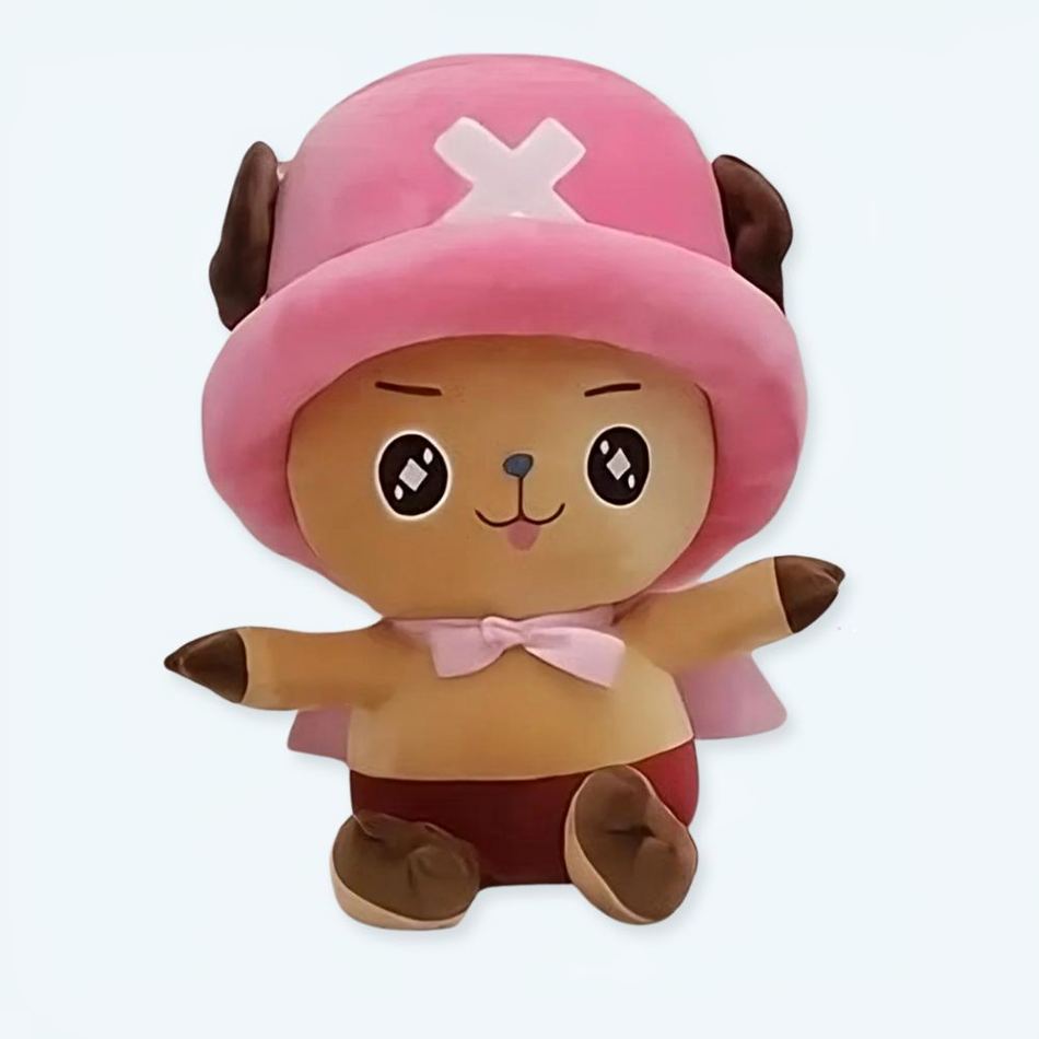 Peluche Tony Chopper One Piece - Rose tendre, douce et câline
