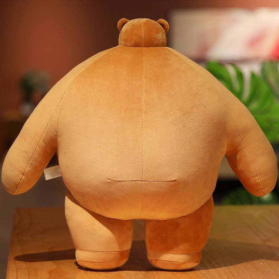 Peluche ours câlin doux pour chambre enfant cosy.