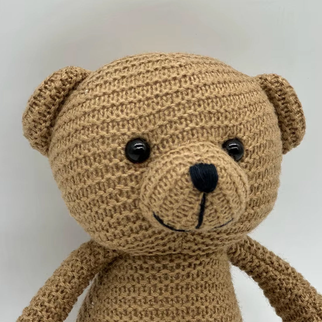 Peluche ours crochet doux - Artisanat fait main pour enfant