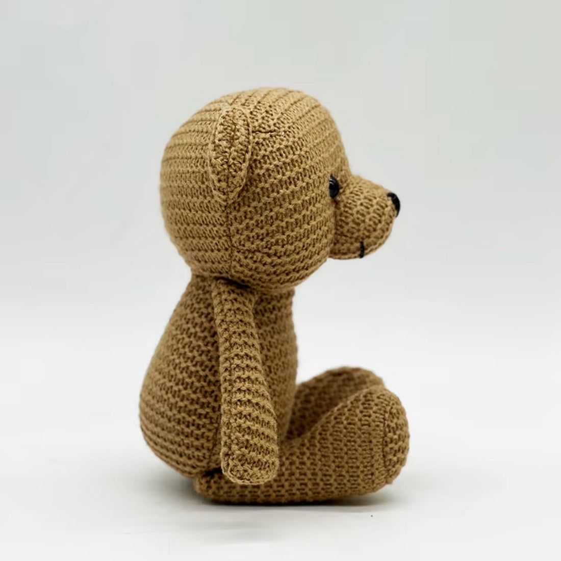 Peluche ours crochet doux - Artisanat fait main pour enfant