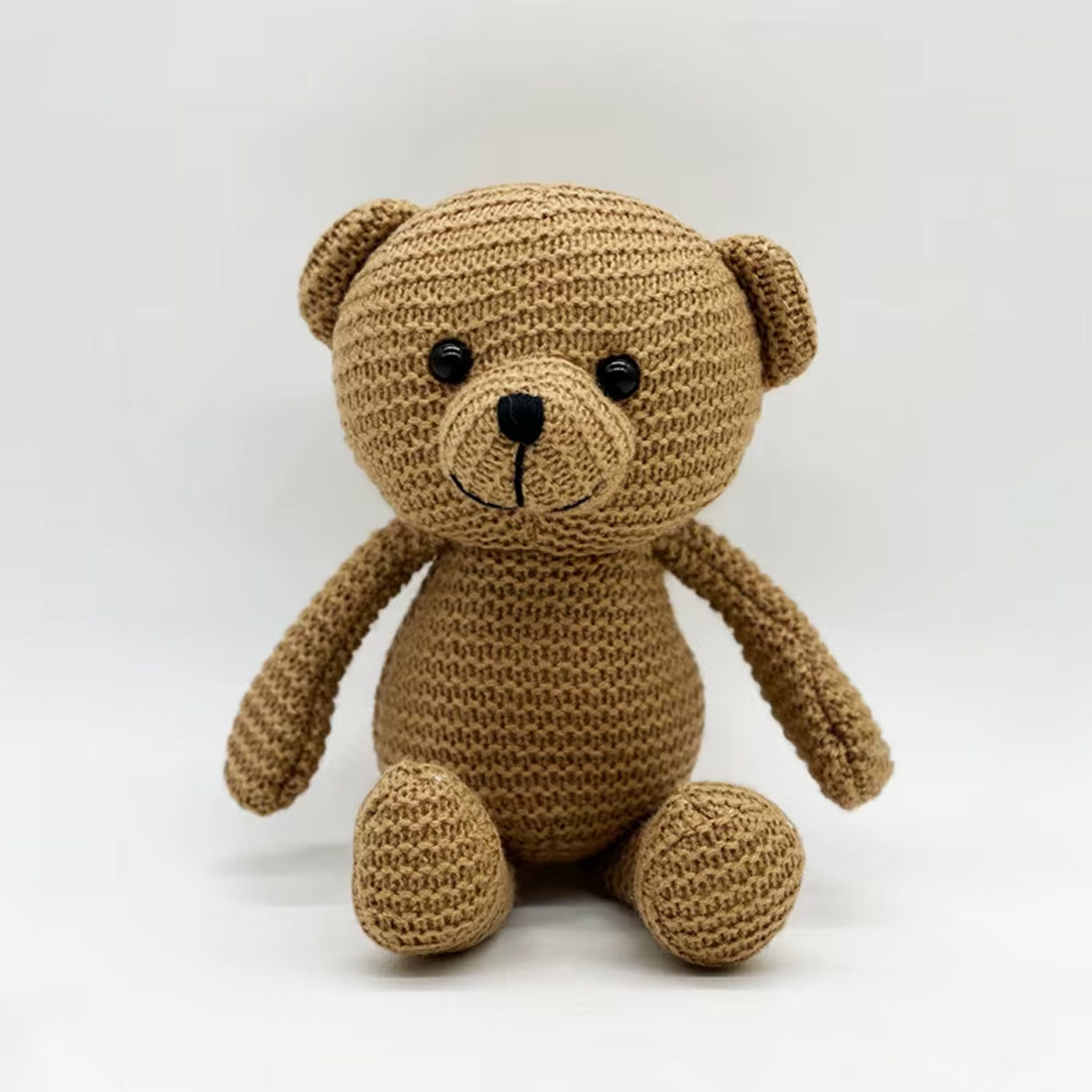 Peluche ours crochet doux - Artisanat fait main pour enfant