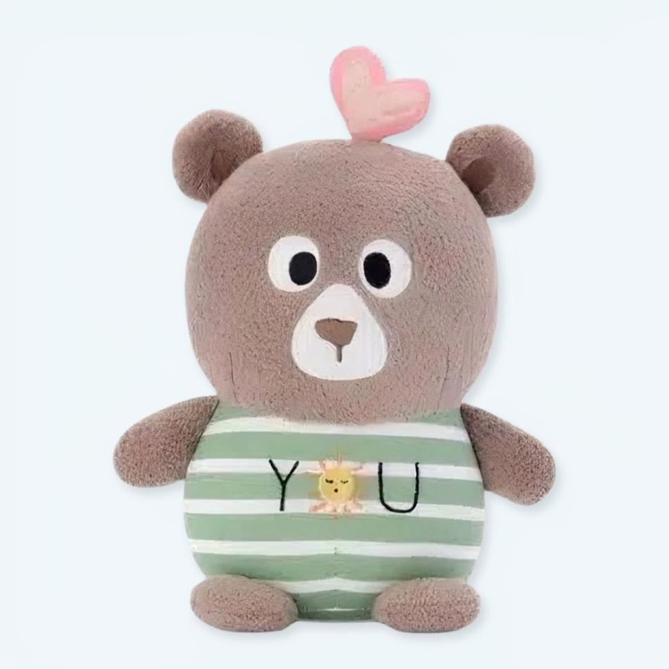 Peluche ours marron câlin Teddy Doux
