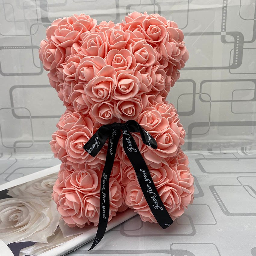 Peluche Ourson Rose Édition Spéciale Saint-Valentin