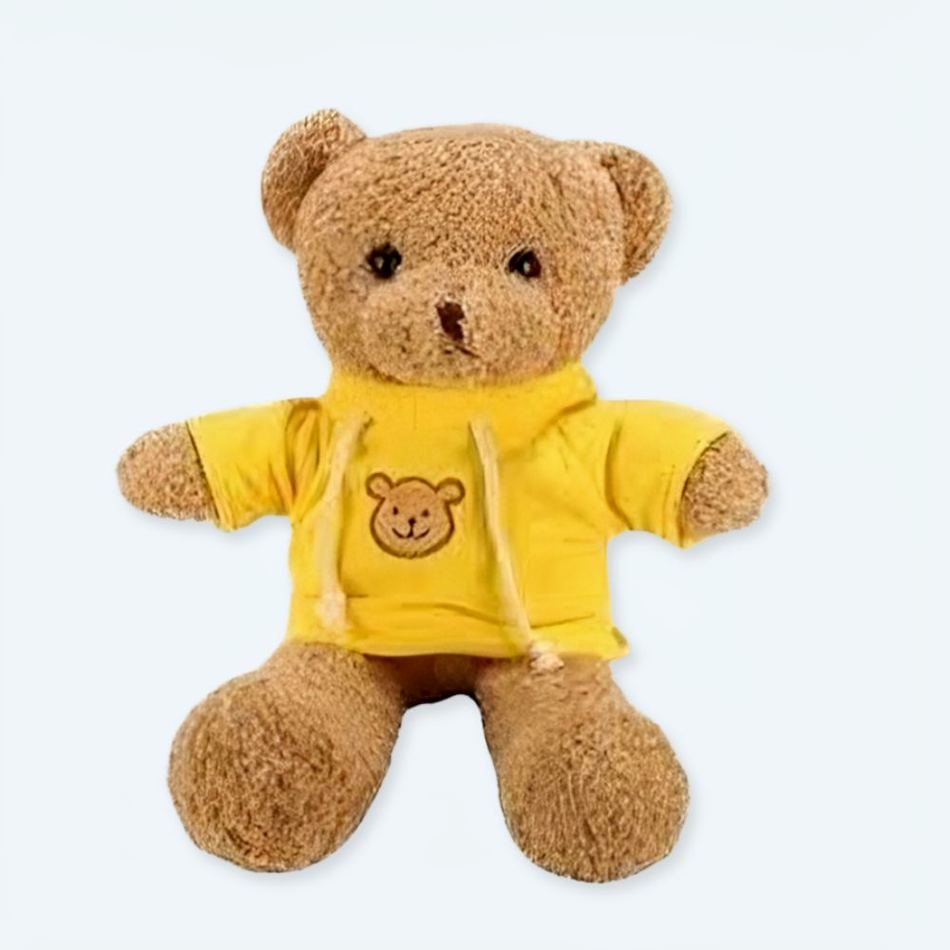 Peluche Ourson Jaune Doux - Hiver Câlin Enfant