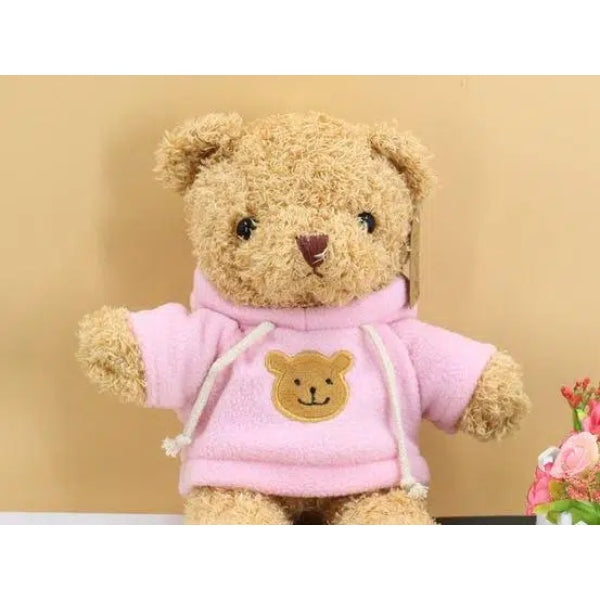 Peluche Ourson Rose Doux pour Enfant Câlin pendant l'Hiver Chaleureux.