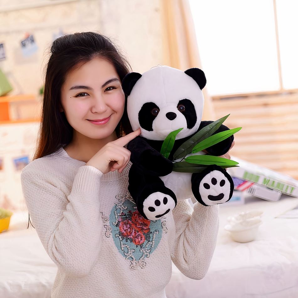 Peluche Panda Gourmand: Douceur et Câlins pour Enfants
