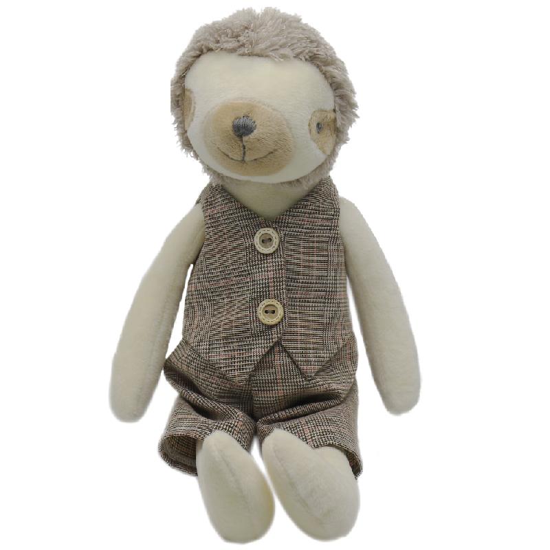 Peluche Paresseux Beige Câlin pour une Chambre d'Enfant Douillette