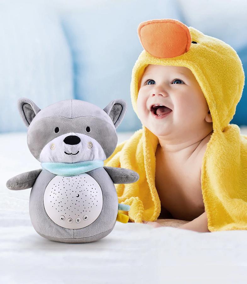 Peluche paresseux doux : apaisement et relaxation avec bruit blanc